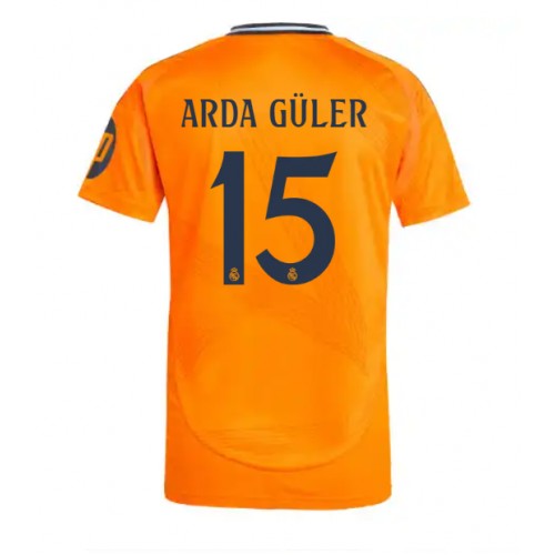 Dres Real Madrid Arda Guler #15 Gostujuci 2024-25 Kratak Rukav